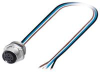1523492 Phoenix Contact Male 8 way M12 to Sensor Actuator Cable, 500mm