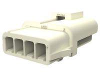 150201-0014 Molex, 150201 4 Way Nylon Connector Housing, Natural