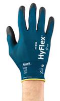 11616110 Ansell HyFlex 11-644 Black Nylon, Polyethylene, Spandex Nylon Work Gloves, Size 11, Polyurethane Coating