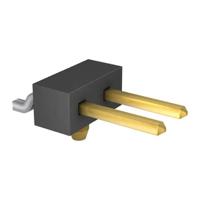tsm-102-01-l-sh-a-k-tr Samtec TSM Series Vertical Surface Pin Header, 2 Contact(s), 2.54 mm Pitch, 1 Row, Unshrouded
