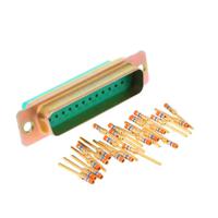 m243084-3f Amphenol India M24308 25 Way Panel Mount D-sub Connector Plug, 2.77mm Pitch, with 4-40 Screw Locks