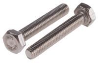 520-043 RS PRO Plain Stainless Steel, Hex Bolt, M4 x 25mm