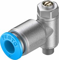 grla-m5-qs-6-d Festo GRLA Series Tube Exhaust Valve, 6mm Tube Inlet Port x M5 Male Outlet Port x 6mm Tube Outlet Port, 193139