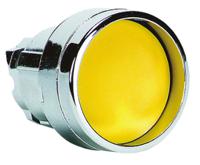 zb4ba56 Schneider Electric Harmony XB4 Series Yellow Spring Return Push Button Head, 22mm Cutout, IP66, IP67, IP69K