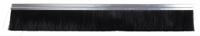 326-9987 RS PRO Black Aluminium, Nylon Brush Strip, 115mm
