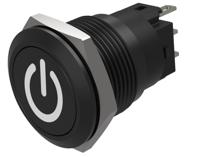 82-59511000b002 EAO Series 82 Series Push Button Switch, Momentary, Flush Mount, 19mm Cutout, SPST, SPST, IP65, IP67