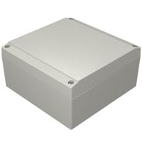 041414070 Rose Aluform Series Grey Die Cast Aluminium Enclosure, IP66, IK09, Grey Lid, 140 x 140 x 71mm