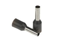 458-724 RS PRO Insulated Crimp Bootlace Ferrule, 8mm Pin Length, 2.2mm Pin Diameter, 2.5mm² Wire Size, Grey
