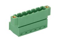 1825543 Phoenix Contact, 5.08mm Pitch, 5/ 6-STGF-5, 08, IC 2, 6 Way, , Pluggable Terminal Block, Inverted Plug, Cable Mount,