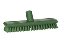 70412 Vikan Hard Bristle Green Scrubbing Brush, 24mm bristle length, PET bristle material