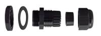 210-1322 RS PRO Black Nylon Cable Gland, M16 Thread, 5mm min., 10mm max., IP68