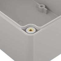 206-9091 RS PRO Light Grey Polycarbonate Enclosure, IP65, Light Grey Lid, 120 x 80 x 60.2mm