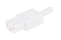 px0587wh Bulgin C13 Cable Mount IEC Connector Socket, 10A, 250 V