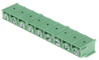 1988176 Phoenix Contact PT 2.5/ 9-7.5-H Series PCB Terminal Block, 7.5mm Pitch, Through Hole Mount, Screw Termination