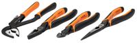 ff1e4001 Bahco 4-Piece Plier Set, 180 mm Overall