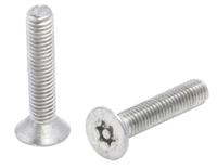 621-2574 RS PRO Plain Flat Stainless Steel Tamper Proof Security Screw, M5 x 25mm
