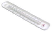 144353 Brannan Wall Mount Glass Thermometer, +50 °C max