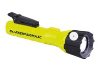 sa-sigma-3c Nightsearcher ATEX LED Torch Black, Yellow 150, 225 mm