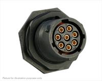 uts7128s Souriau Sunbank by Eaton Circular Connector, 8 Contacts, Panel, Standard Connector, Plug, Female, IP68, IP69K, UTS