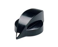 a1317860 OKW 20mm Black Potentiometer Knob for 6mm Shaft Round Shaft, A1317860