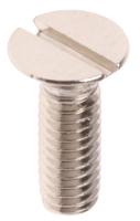 482-9287 RS PRO Slot M4 Countersunk Brass Machine Screws DIN 963 x 12.0mm