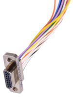 mwdm2l-15p-6e5-18b Glenair MWDM 15 Way D-sub Connector Plug