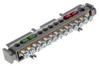 0-048-24 Legrand Distribution Block, 13 Way, 1.5 → 16 mm², 6 → 25 mm², 100A, 400 V ac