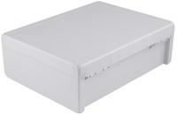 96017665-b-273612-pc-v0-7035 Bopla Bocube Series Light Grey Polycarbonate V0 Enclosure, IP66, IP68, IK07, Light Grey Lid, 284 x 364 x 120mm