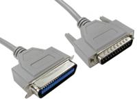 286-3390 RS PRO 25 Pin D-sub to Male Centronics Parallel Cable, 7m, Grey Sheath
