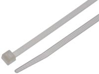 321-0092 RS PRO Cable Tie, Standard, 150mm x 3.6 mm, Natural Nylon, Pk-100