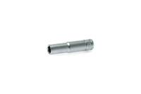 m140607-c Teng Tools 1/4 in Drive 7mm Deep Socket, 6 point, 49.5 mm Overall Length