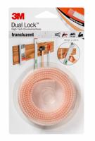 7100017793 3M Adhesive Transparent Reclosable Fastener, 25mm x 1.25m
