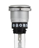 82-55511114 EAO 82 Series Illuminated Push Button Switch, Momentary, Panel Mount, 19mm Cutout, SPDT, Red LED, 240V, IP65, IP67