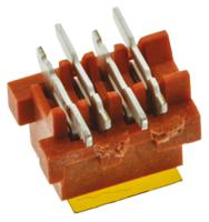 7-188275-4 TE Connectivity Micro-MaTch Series Straight Surface Mount PCB Socket, 4-Contact, 2-Row, 1.27mm Pitch, Solder Termination