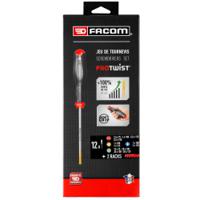 atj12r2pb Facom Screwdriver Set, 12-Piece