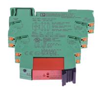 2909514 Phoenix Contact PLC-RPT- 24DC/21-21/EX Series Interface Relay, DIN Rail Mount, 24V dc Coil, DPDT, 2-Pole