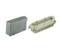 0933024260119300241521 HARTING Han E Heavy Duty Power Connector Hood, 24 Contacts, M25 Thread