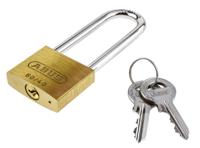 xr0060hb46k1 ABUS Key Weatherproof Brass, Steel Padlock, Keyed Alike, 6mm Shackle, 40mm Body