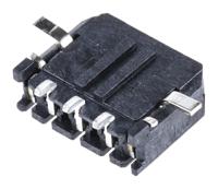 43650-0313 Molex Micro-Fit 3.0 Series Right Angle Surface PCB Header, 3 Contact(s), 3 mm Pitch, 1 Row, Shrouded