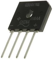 gbu4k-e345 Vishay Bridge Rectifier, 4A, 800V, 4-Pin