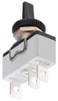 639nh2 APEM Toggle Switch, Panel Mount, On-Off-On, SPDT, Tab Terminal