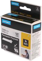 622289 Dymo Black on Clear Label Printer Tape, 5.5 m Length, 12 mm Width