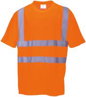 124-8210 Portwest Orange Unisex Hi Vis T-Shirt, S
