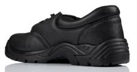 r102-06 RS PRO Unisex Black Steel Toe Capped Safety Shoes, UK 6, EU 39