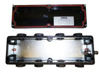 cep237555pau CE-TEK CEP Series Black Polyester Junction Box, IP66, ATEX, 75 x 230 x 55mm