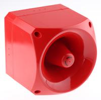 pns-0005 Klaxon Nexus 120 Series Surface Mount Electronic Sounder, 10 → 60 V dc, 120dB at 1 m, IP66, DC, 50-Tone