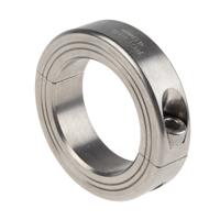 msp-40-ss Ruland Shaft Collar, Two Piece, Clamp Screw, Bore 40mm, OD 60mm, W 15mm, Stainless Steel