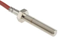 k4-e-2ls-200 Electrotherm PT100 RTD Sensor, M8 Dia, 40mm Long, M8, F0.3 +200°C Max