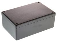 1594ebk Hammond 1594 Series Black Flame Retardant ABS Enclosure, IP54, Black Lid, 167 x 107 x 64.9mm
