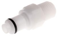 plcd24004 Colder Products Hose Connector, Straight Threaded Coupling, NPT 1/4in, 8.3 bar